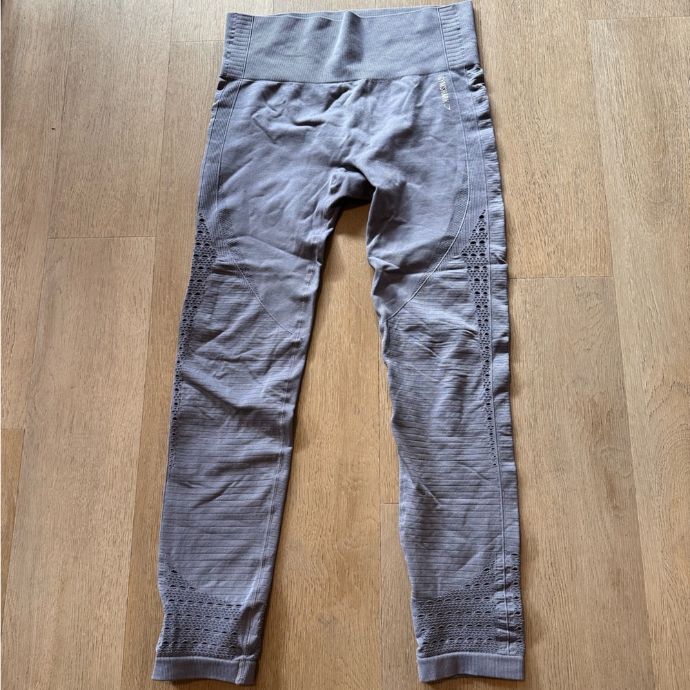 Gymshark Energy Seamless Full Length Legging in Light Purple